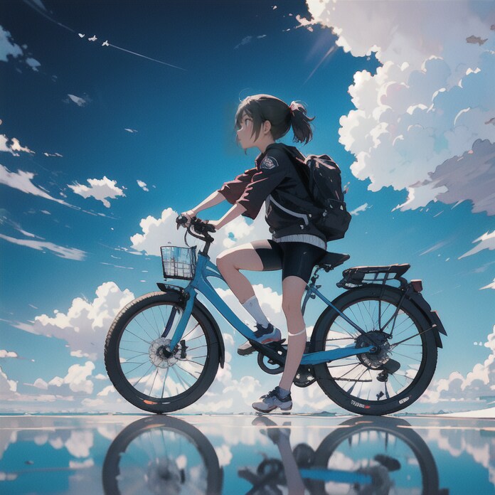 青の中をただひたすらに。