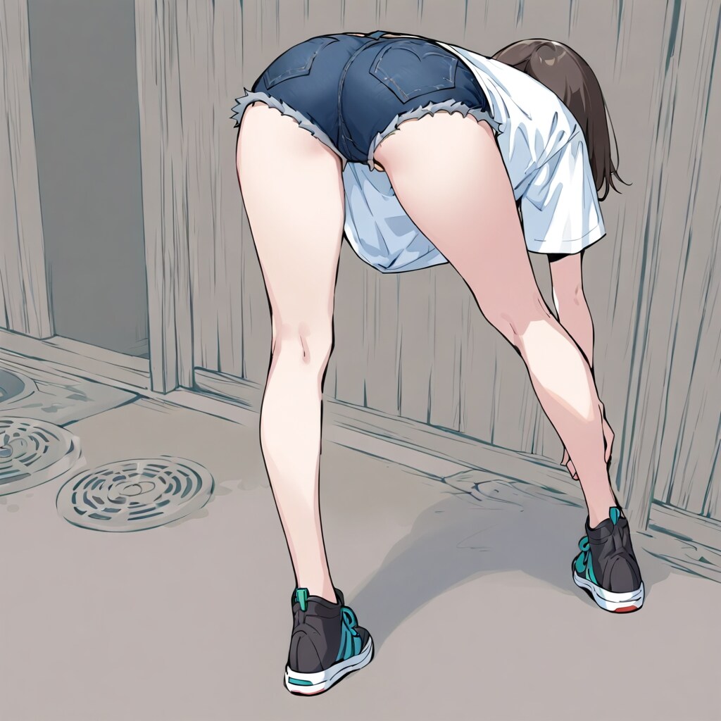 ホットパンツのお姉さん