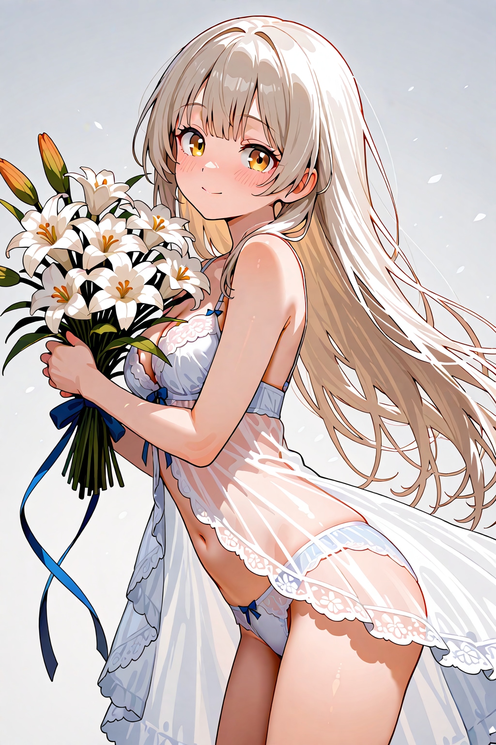 花束とアイドル