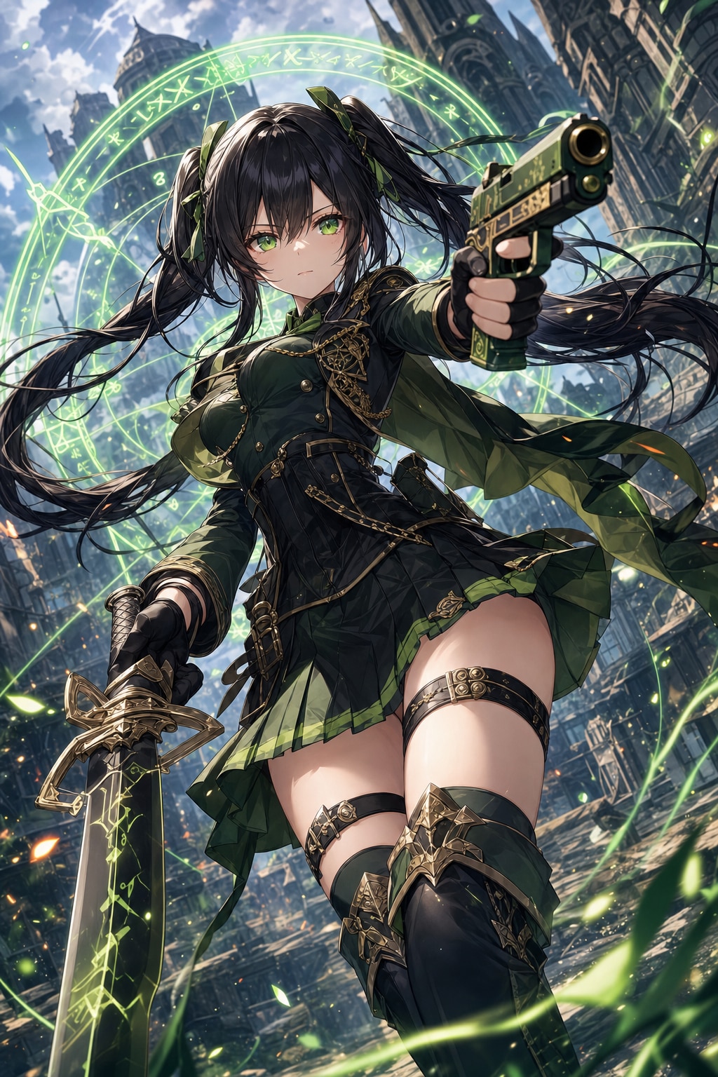 攻略本企画以来の黒髪軍人ツインテちゃん