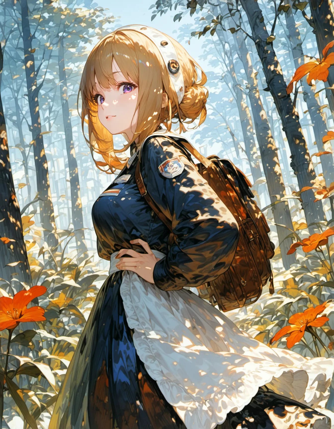 A Journey Through Golden Leaves