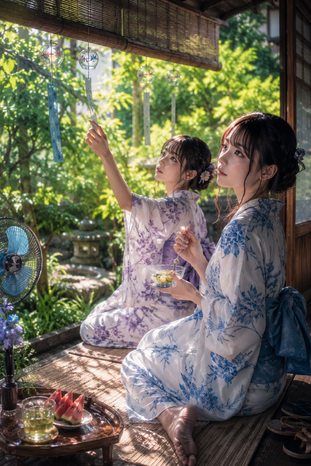 涼をとる