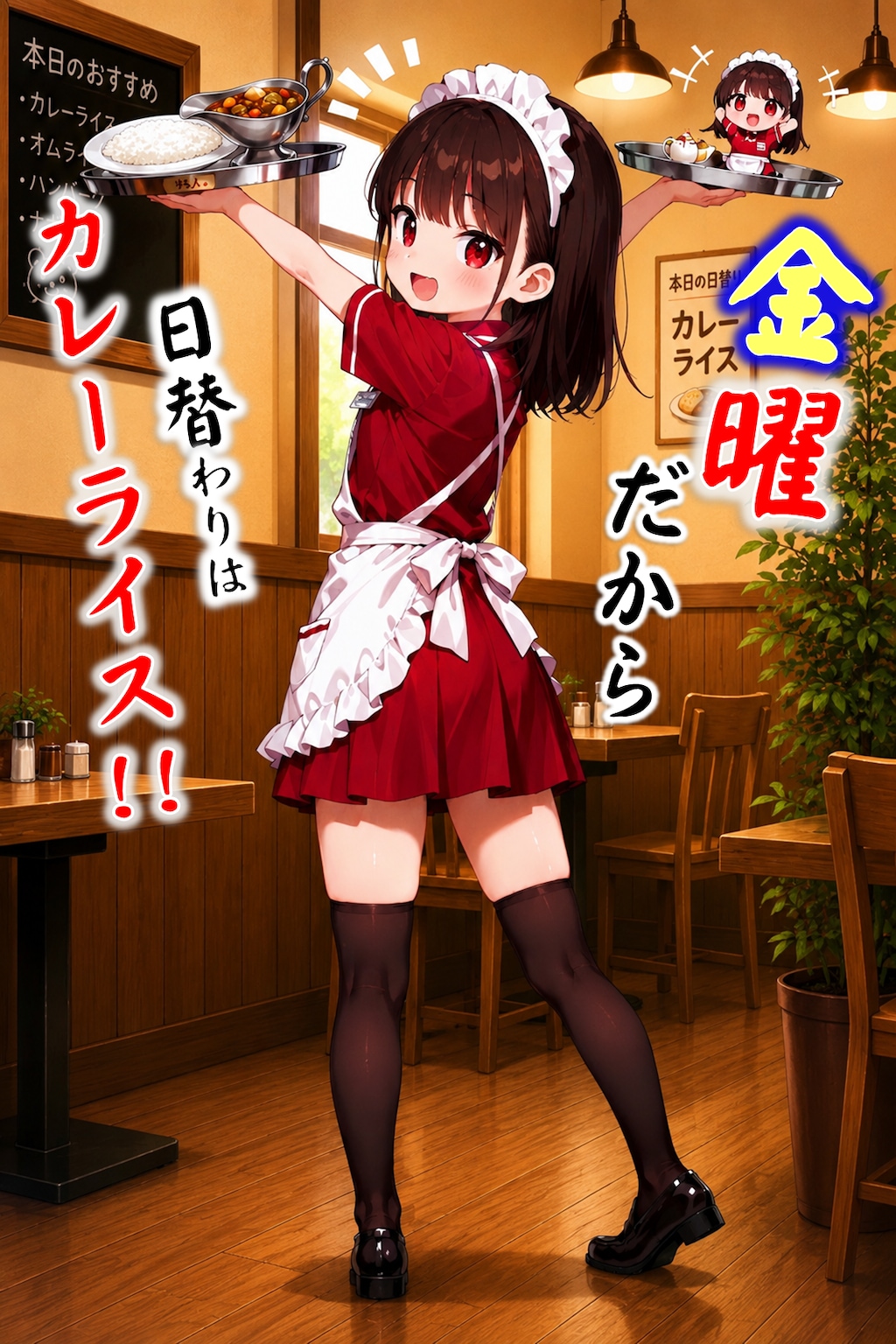 ちびキャラウェイトレスさん Z605