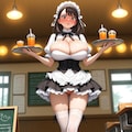 クラス委員長で遊ぶ日々63：文化祭　メイド喫茶の委員長 2枚目