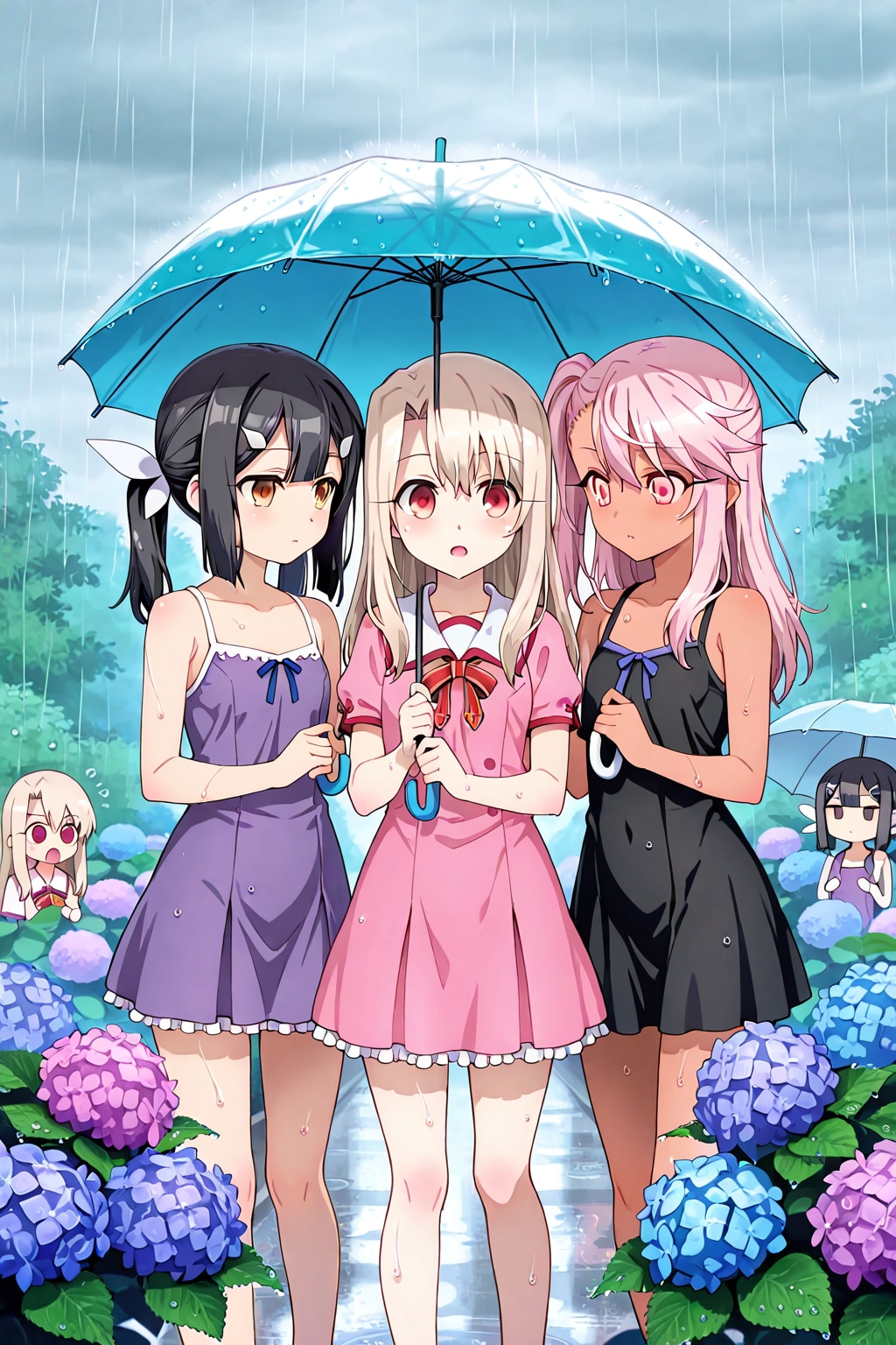 水で増える魔法少女