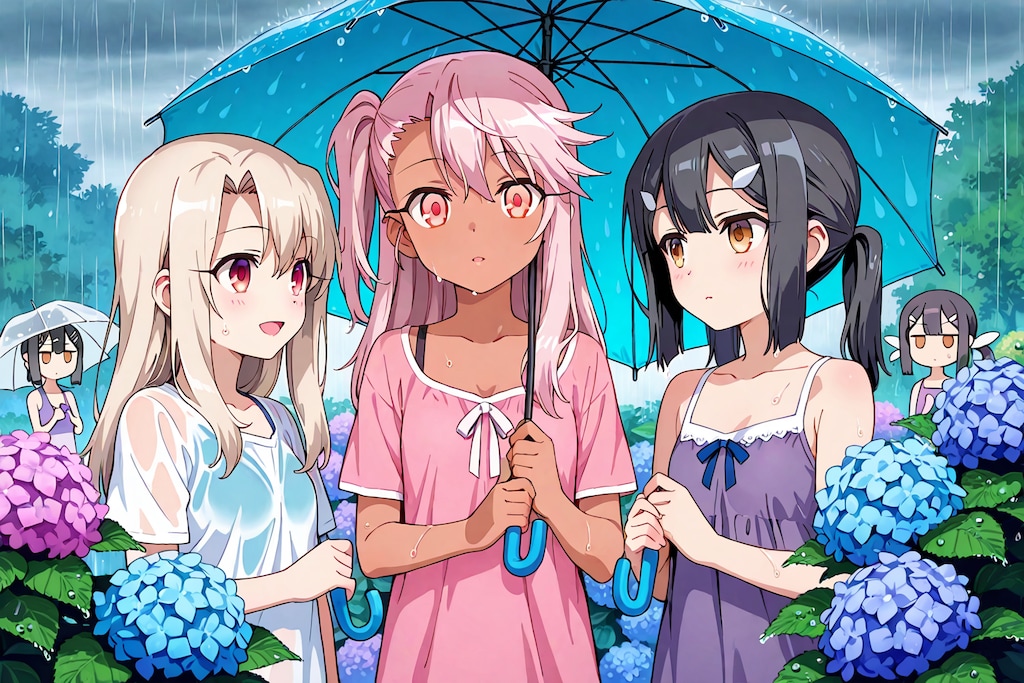 水で増える魔法少女