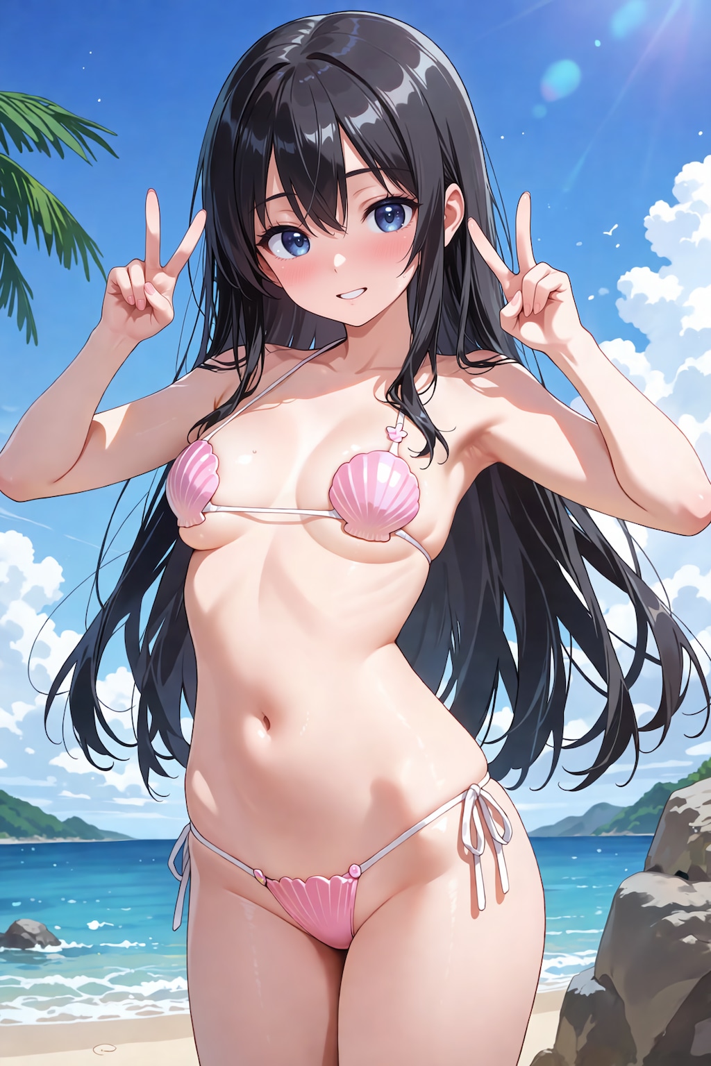 貝殻ビキニ