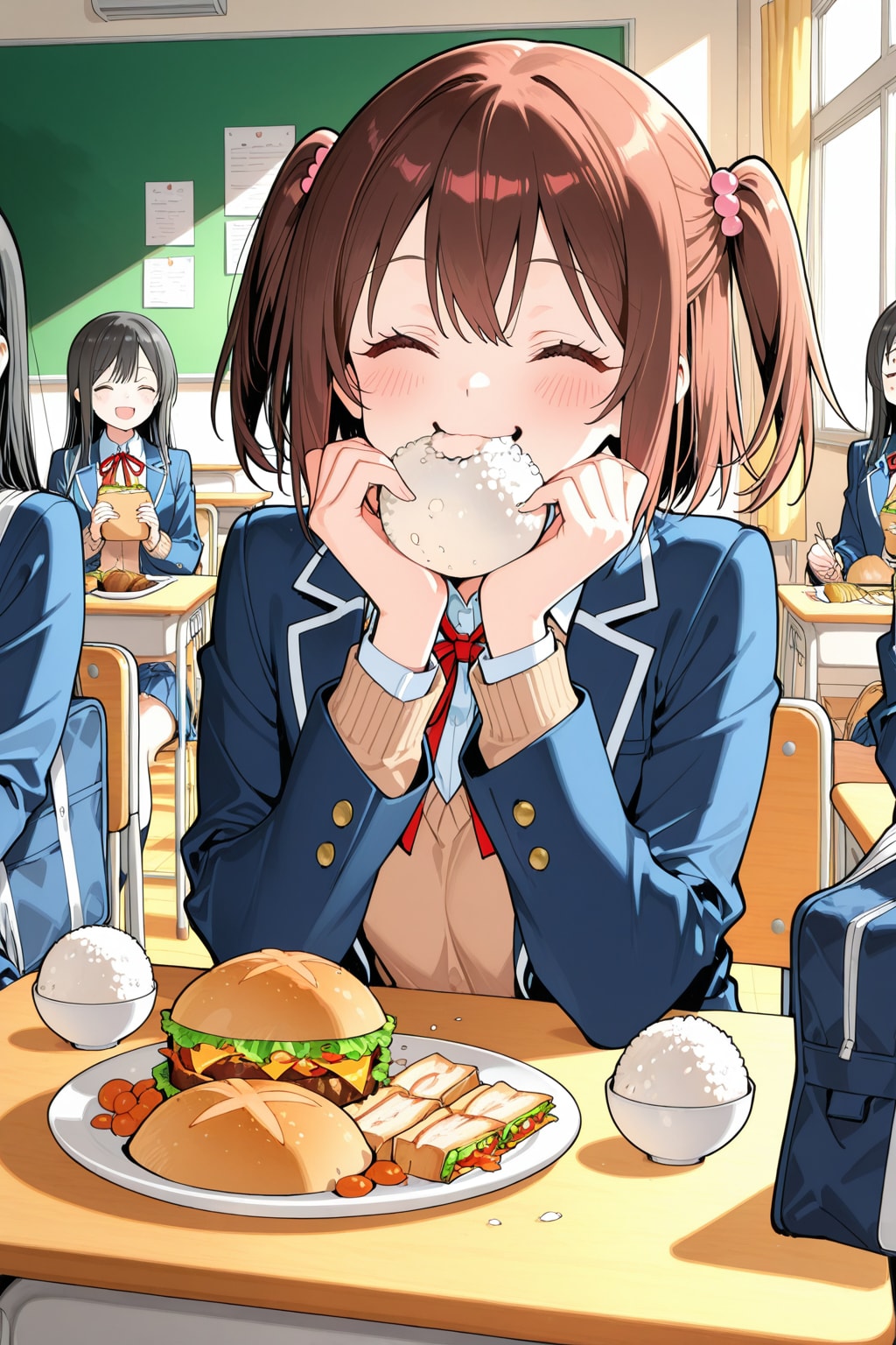 やっほー，お昼ご飯！！