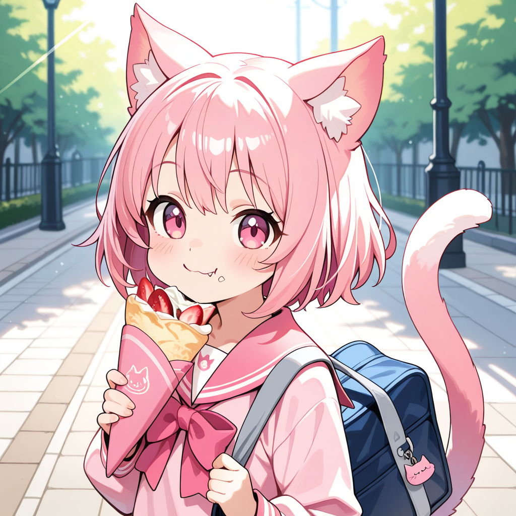 たまにはねこちゃんで・・・今日はクレープの日