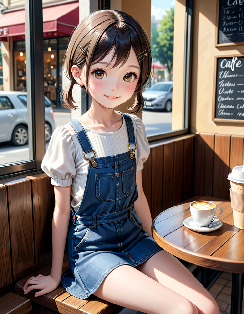 カフェで一息