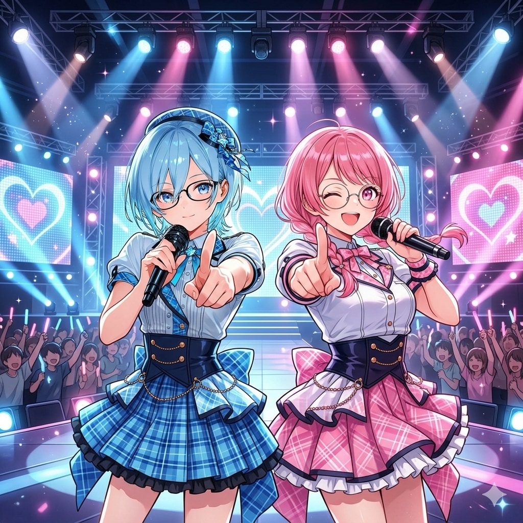 2人はアイドル💕