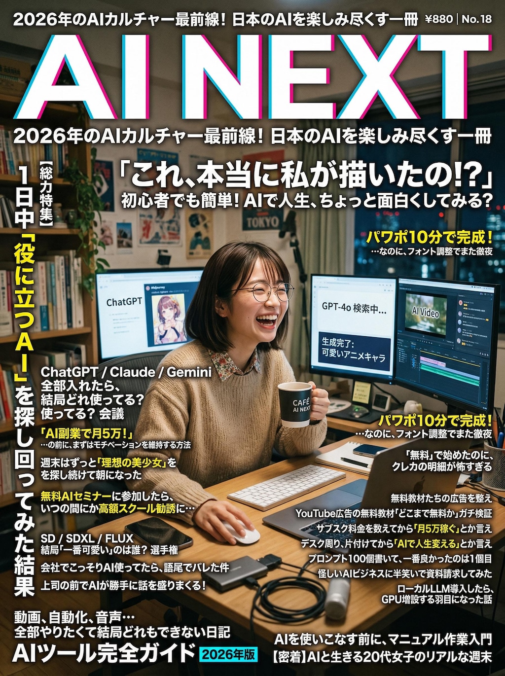 昭和のPC雑誌と令和のPC雑誌(架空)