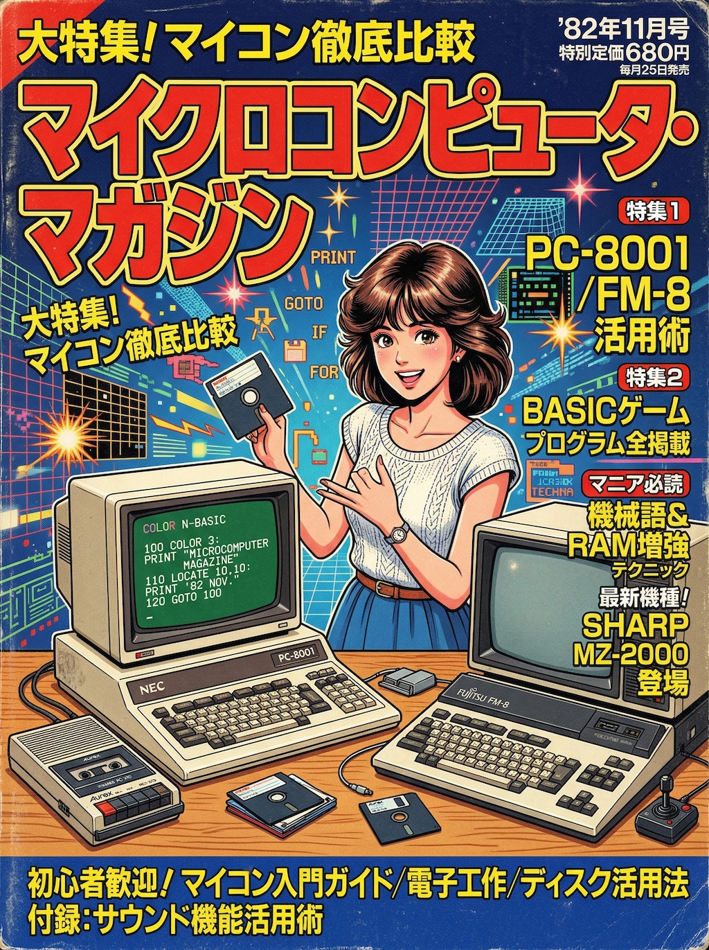 昭和のPC雑誌と令和のPC雑誌(架空)