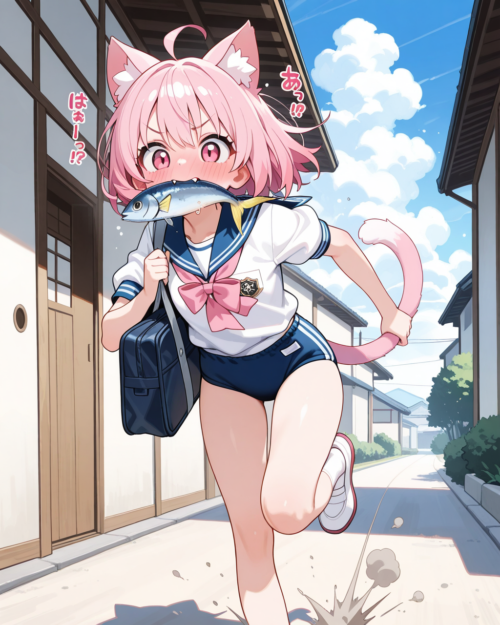 ああ～！！ちょっとぉ！！スカート履き忘れてるよぉ～！！！