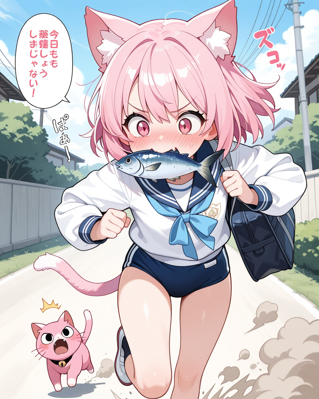 ああ～！！ちょっとぉ！！スカート履き忘れてるよぉ～！！！