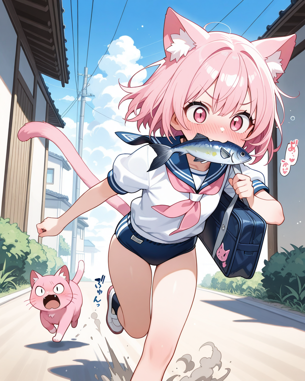 ああ～！！ちょっとぉ！！スカート履き忘れてるよぉ～！！！