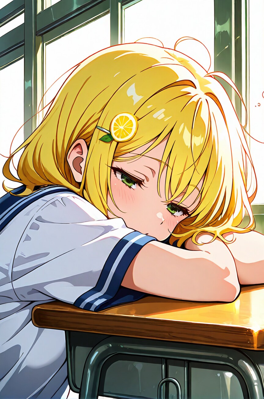 炭酸ゼロ、眠気100%のCCレモンちゃん | の人気AIイラスト・グラビア