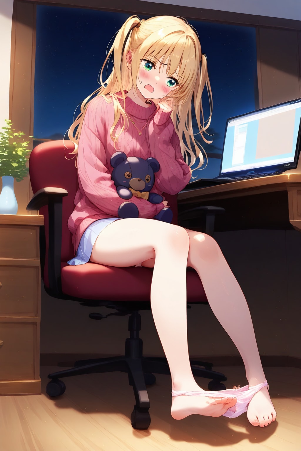 し、調べ事してただけだしー