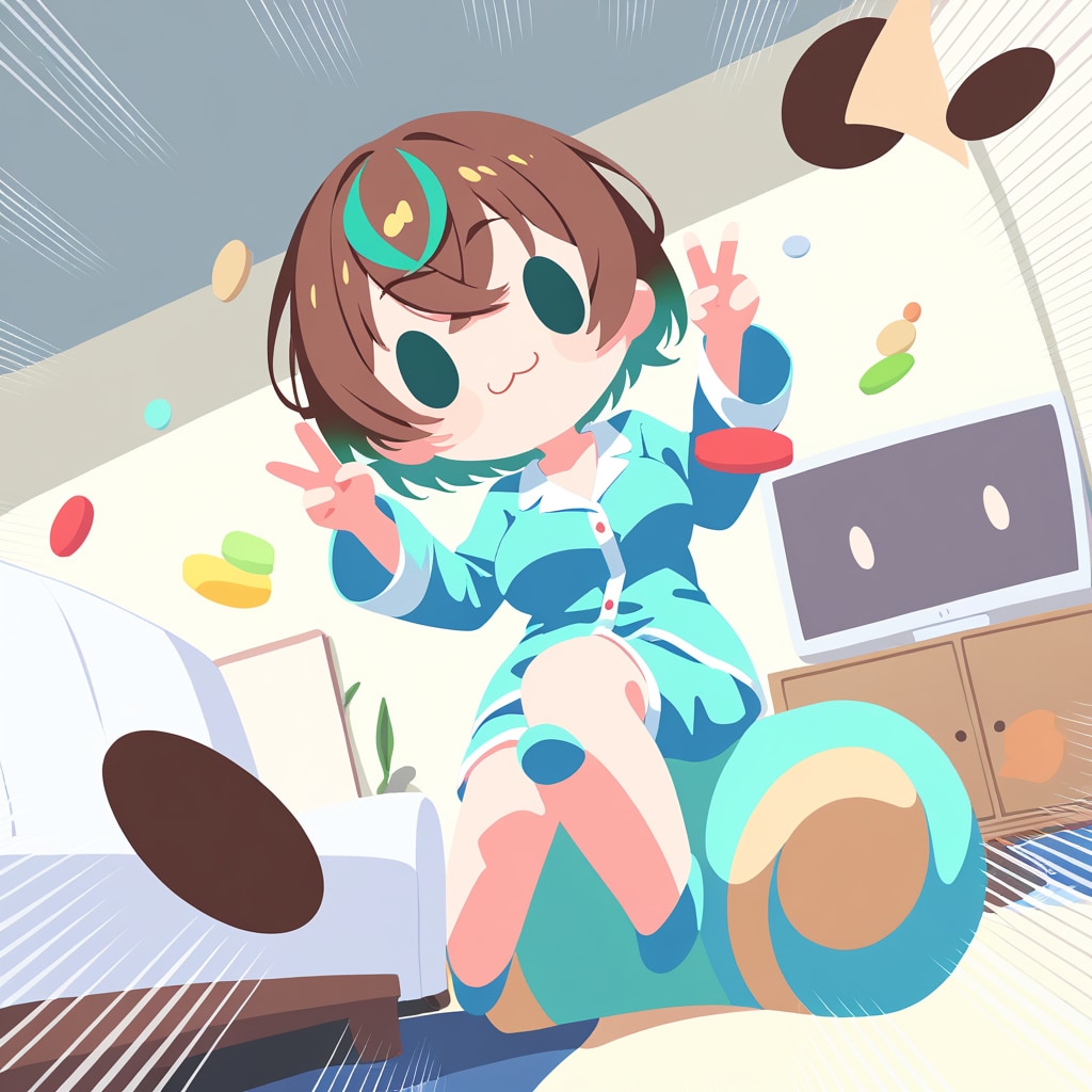 552 寝る体制のボーイッシュ