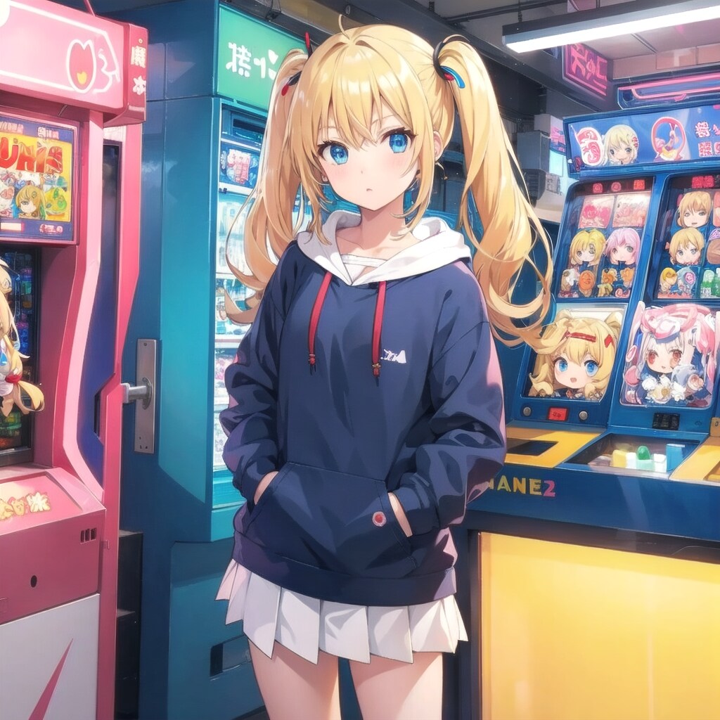 ゲームセンターと少女