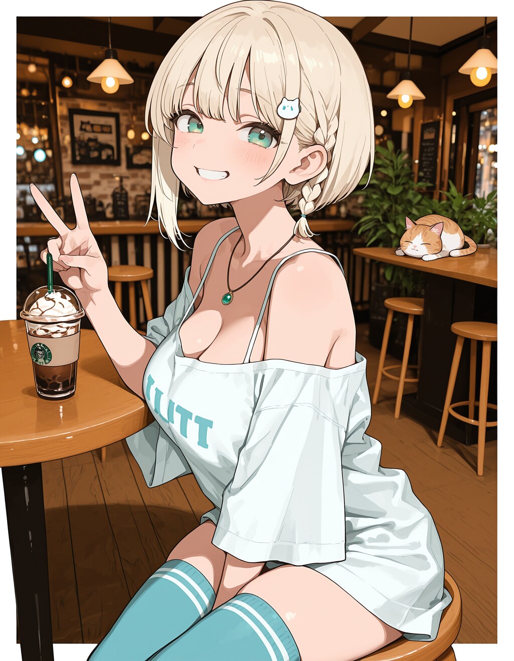 妹ちゃんとカフェで