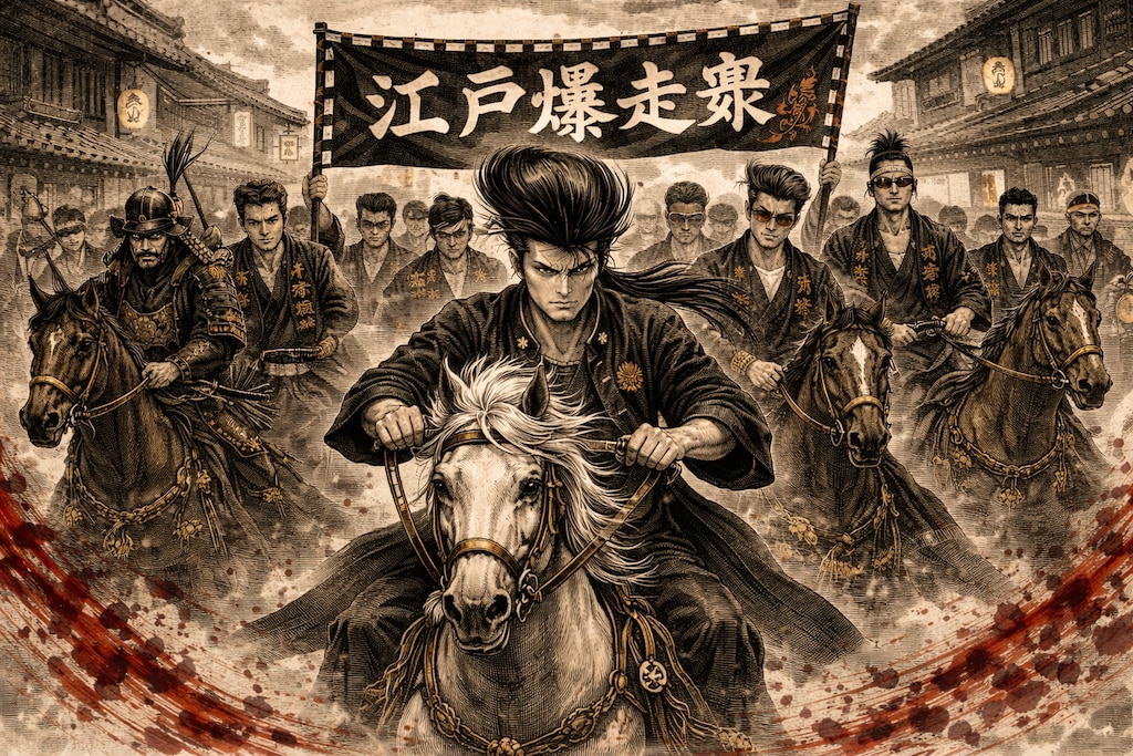 ツッパリ:タイムスリップ「爆誕！！江戸爆走衆！！」