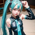初音ミクです。003_黒はシックです。 9枚目