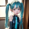 初音ミクです。003_黒はシックです。 11枚目