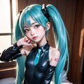 初音ミクです。003_黒はシックです。 6枚目