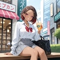 制服ギャルとデート 3枚目