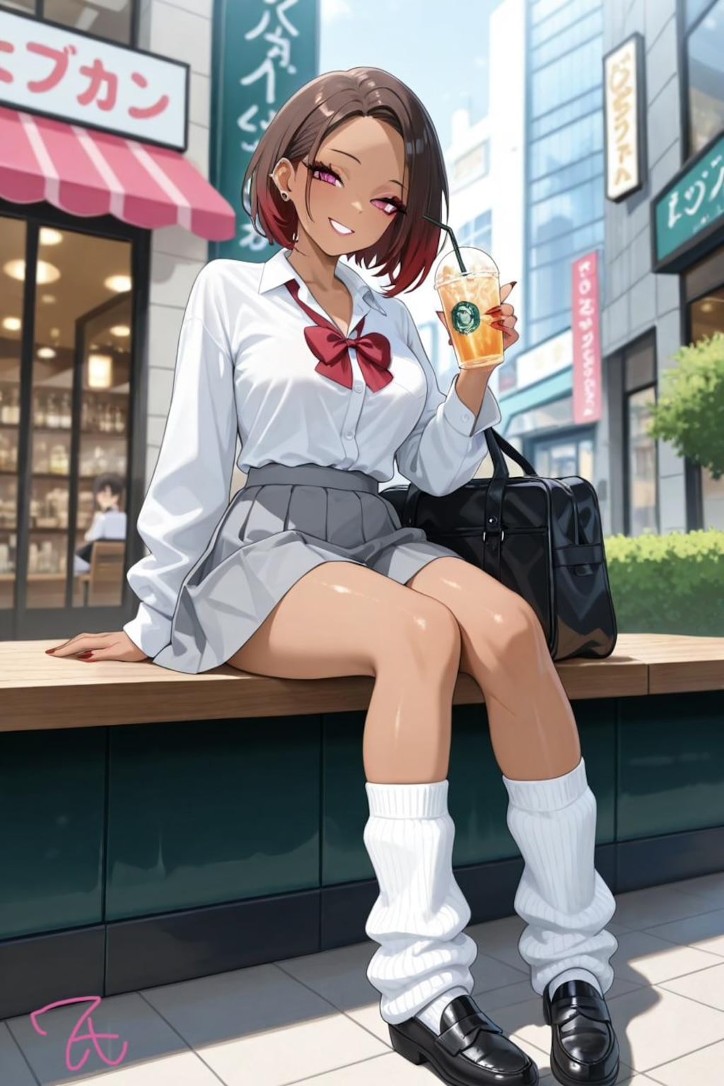 制服ギャルとデート