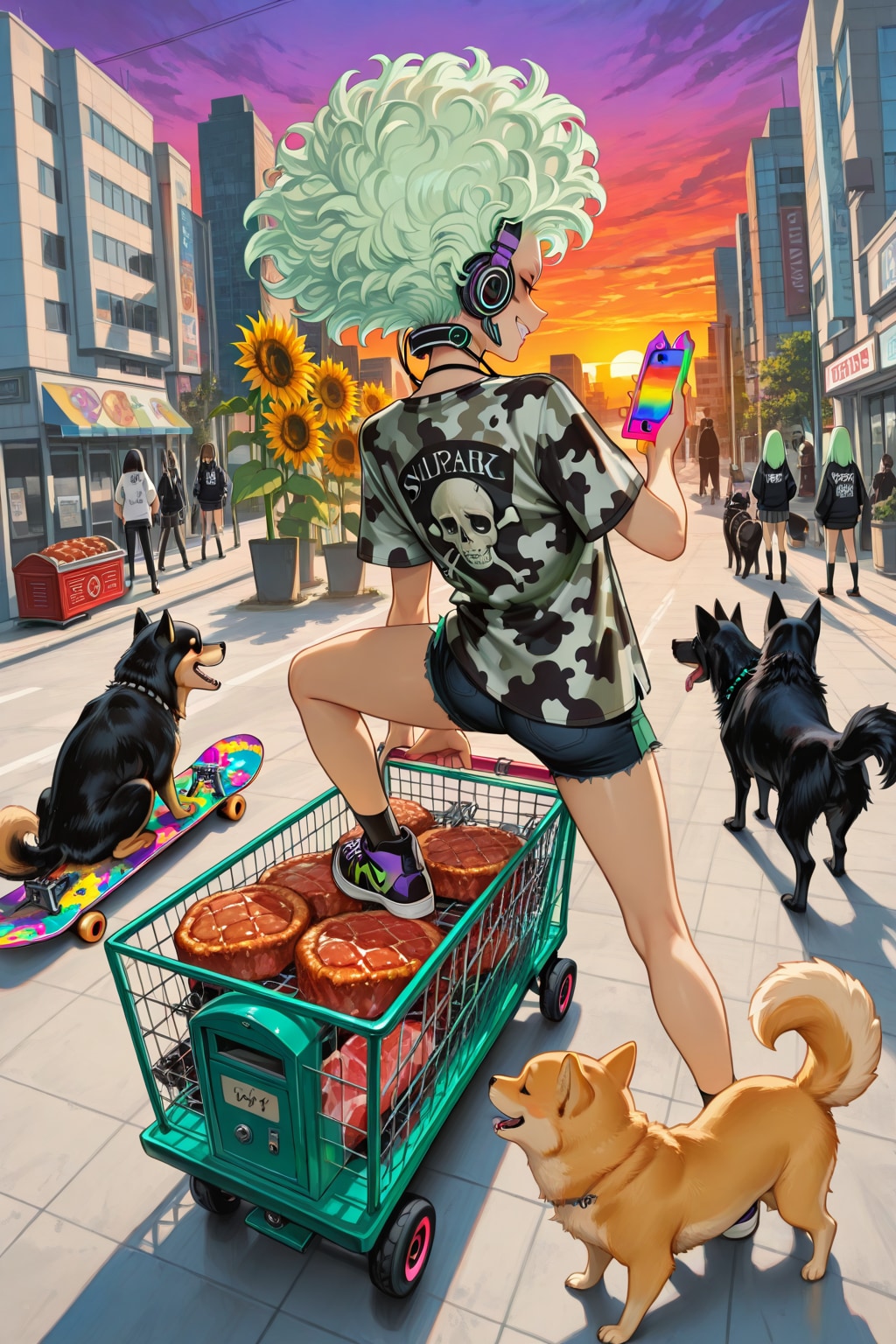 緑髪ちゃん | の人気AIイラスト・グラビア