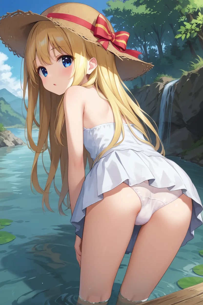 (リリー)川遊び