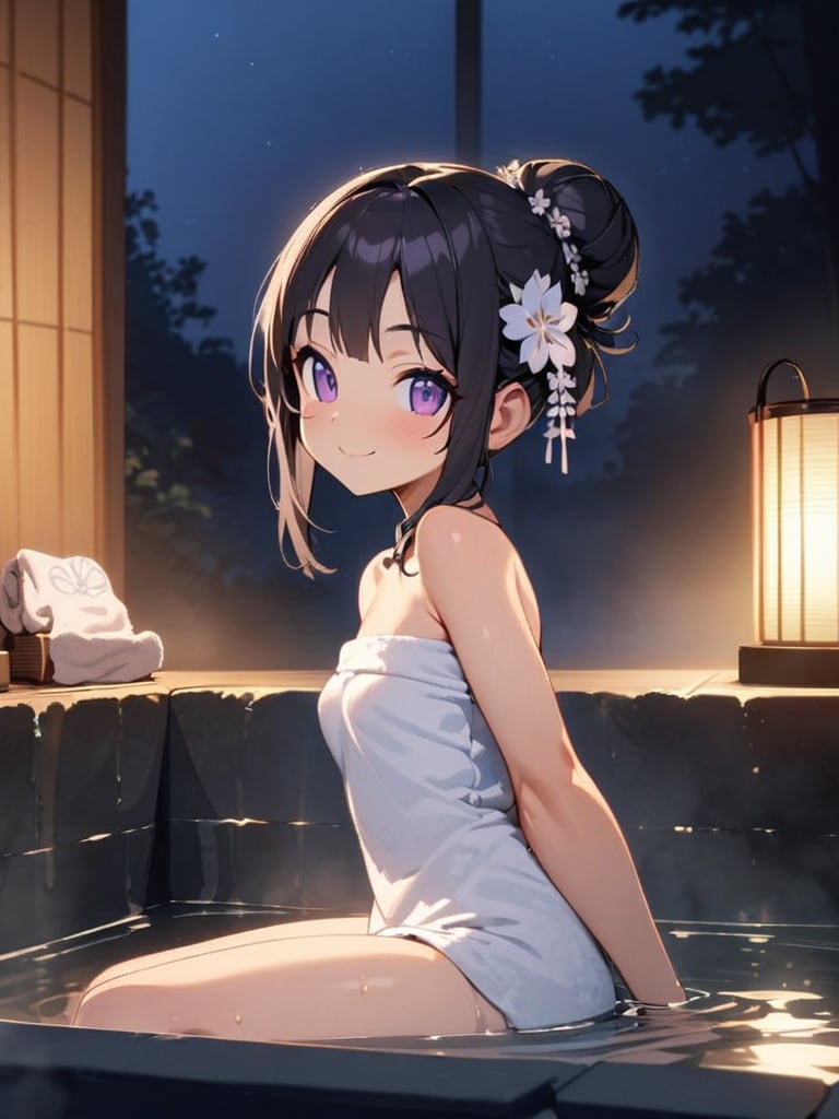 露天風呂もいいですね