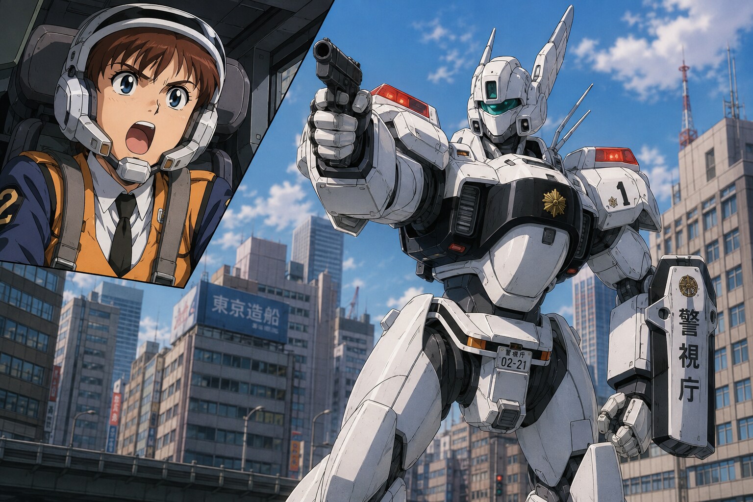 銃器女子⑥ 勇気と情熱の正義の少女 泉野明 | の人気AIイラスト・グラビア