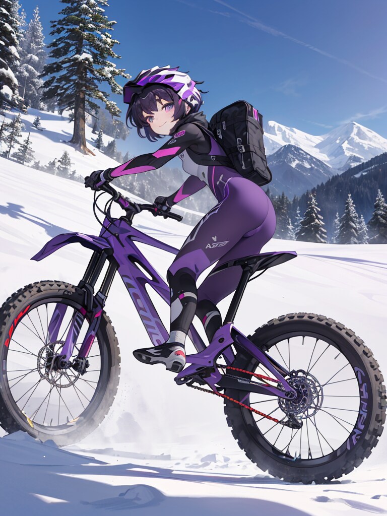 オリジナルキャラ開発中Ⅱ・紫雲院楓フレスカと雪遊び（２）