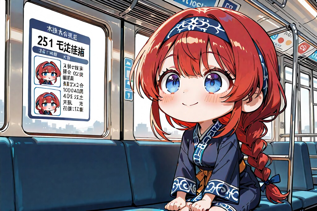 アイヌ風バスガイドさん