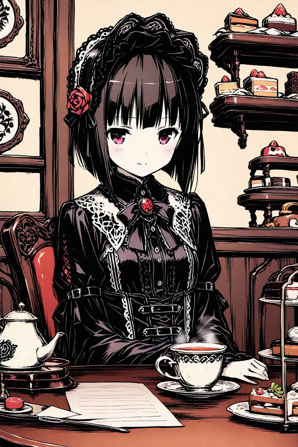 お茶にしましょう。