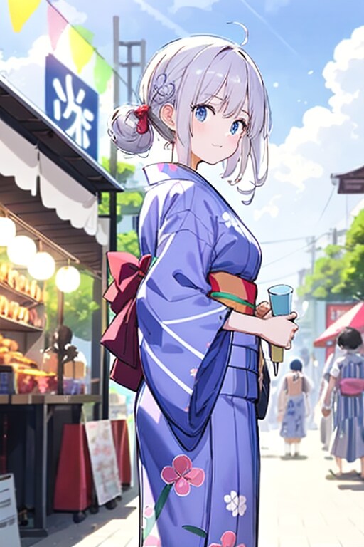 夏祭りおでかけ日常 | の人気AIイラスト・グラビア