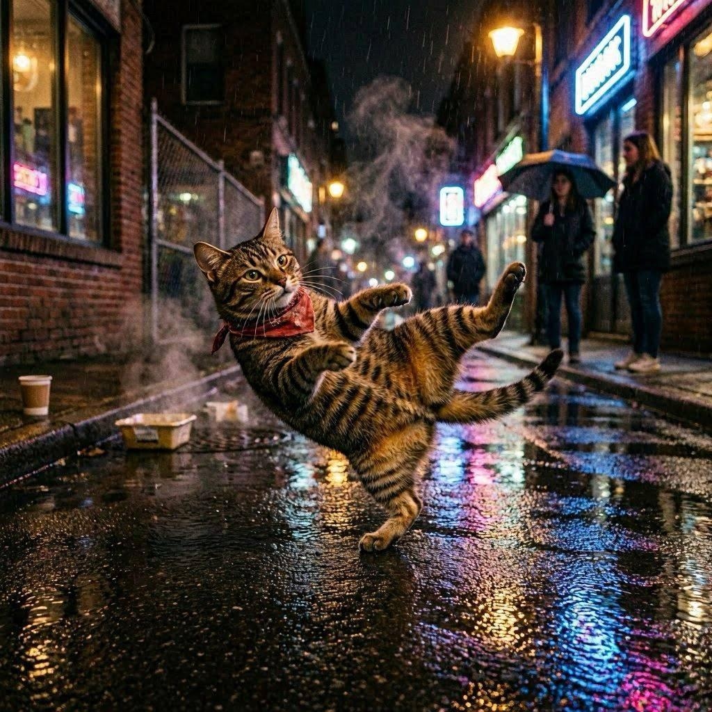 湿気と猫