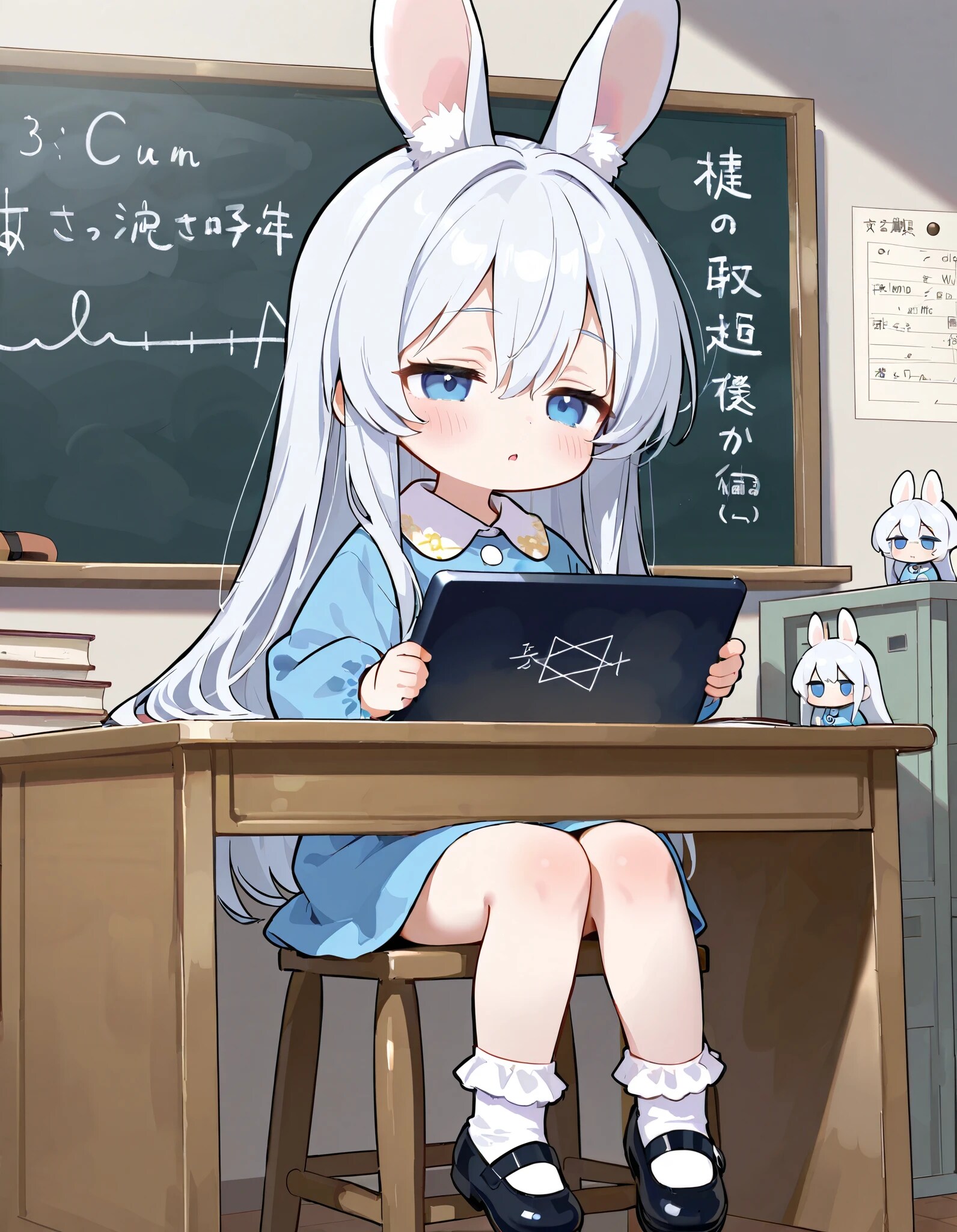 勉強が好きな幼稚園児