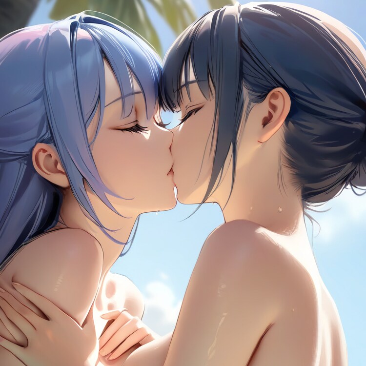 百合キス