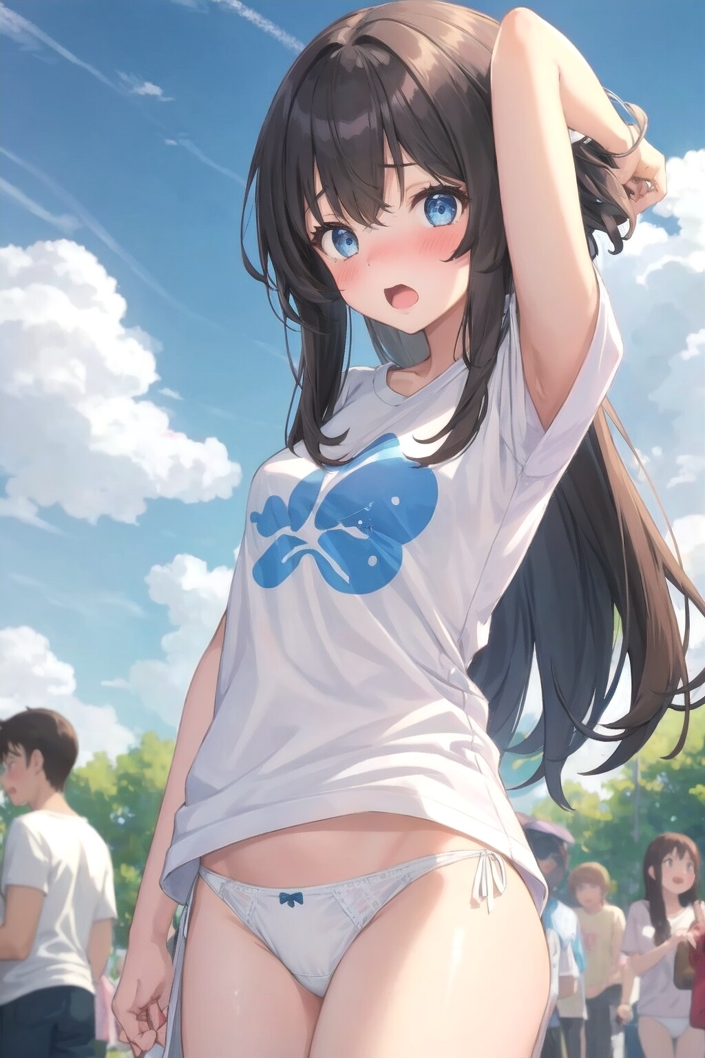 スカート禁止だよ！