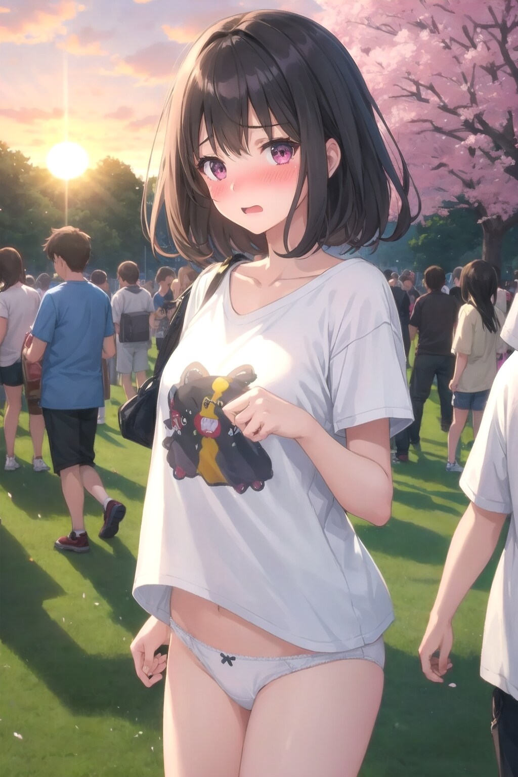 スカート禁止だよ！