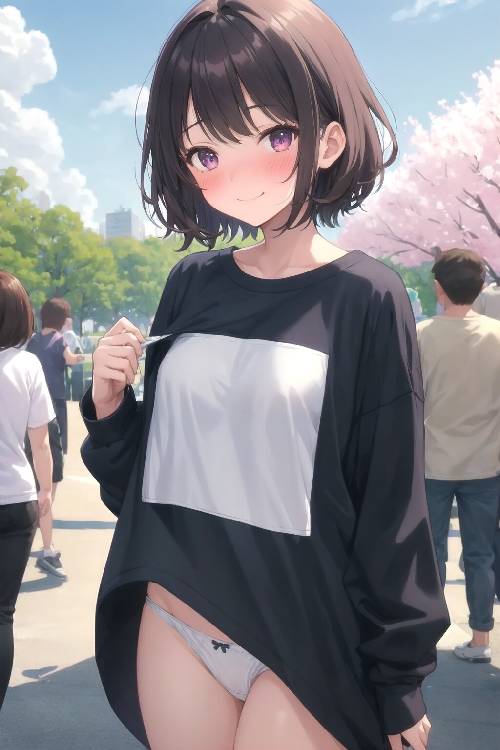 スカート禁止だよ！