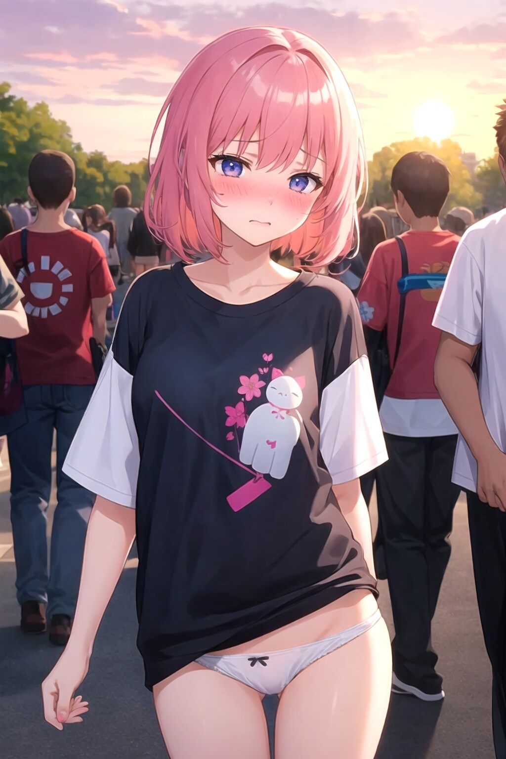 スカート禁止だよ！