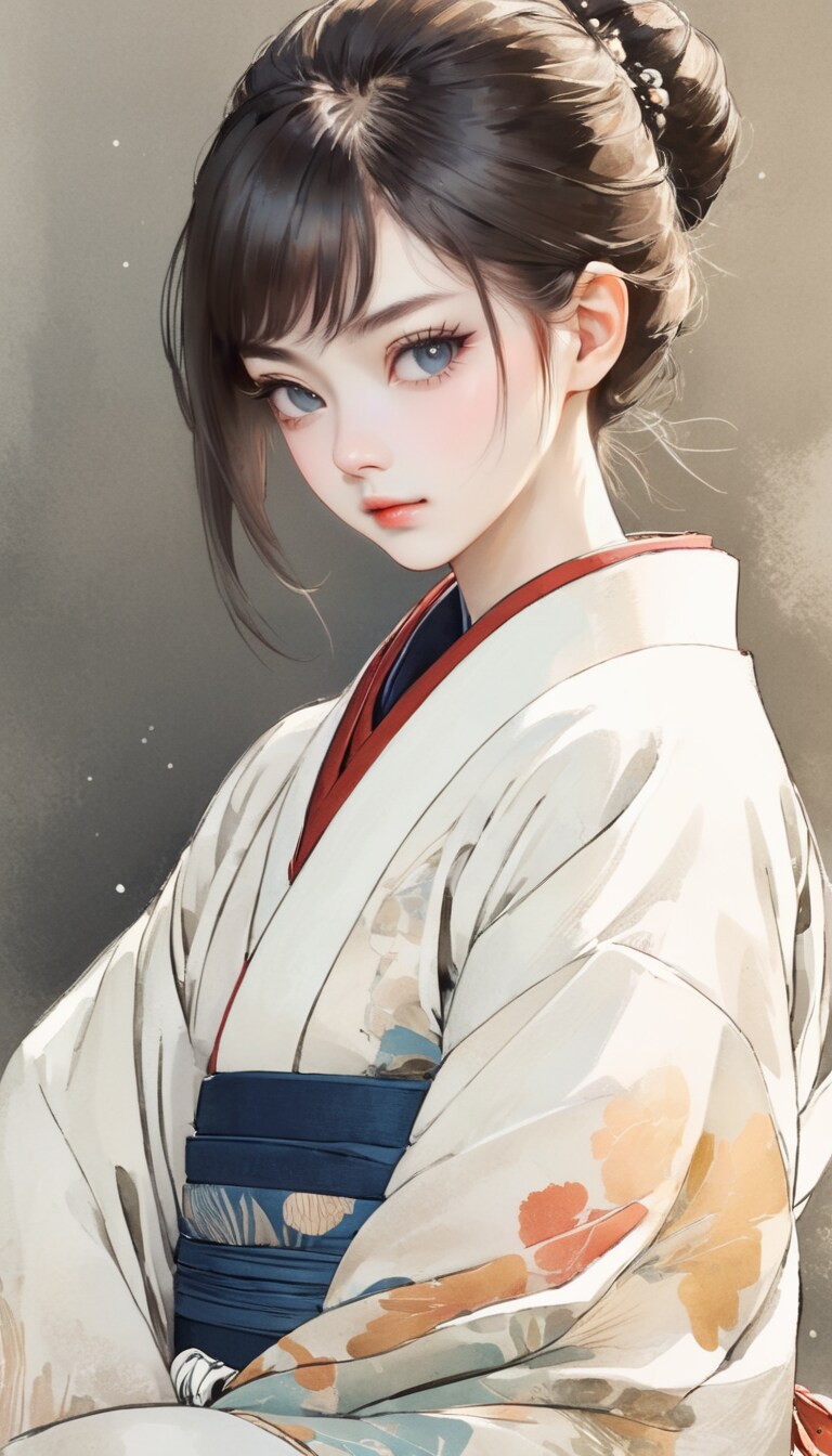 着物美人 | の人気AIイラスト・グラビア