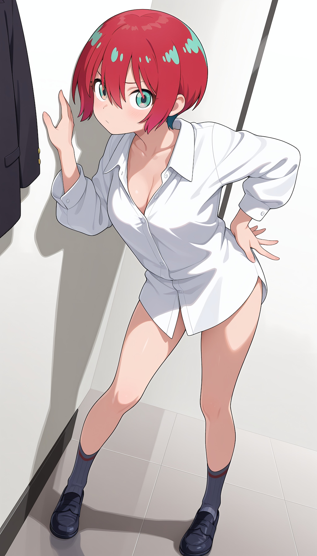 マチュ、彼シャツ