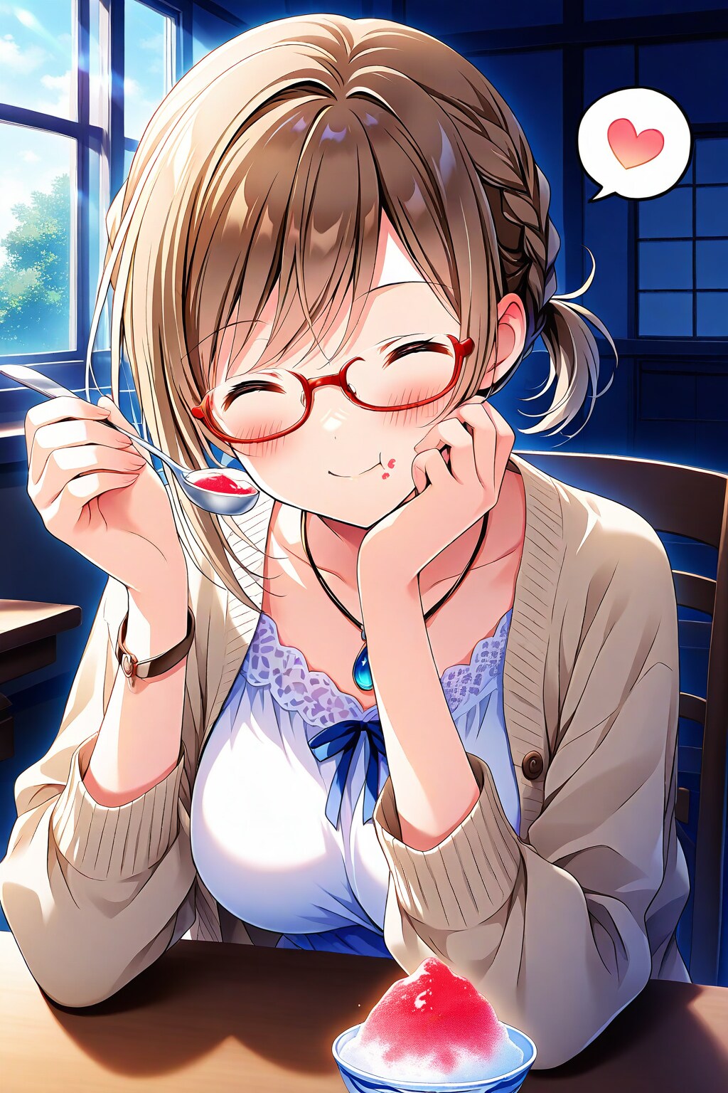 かき氷がうまい