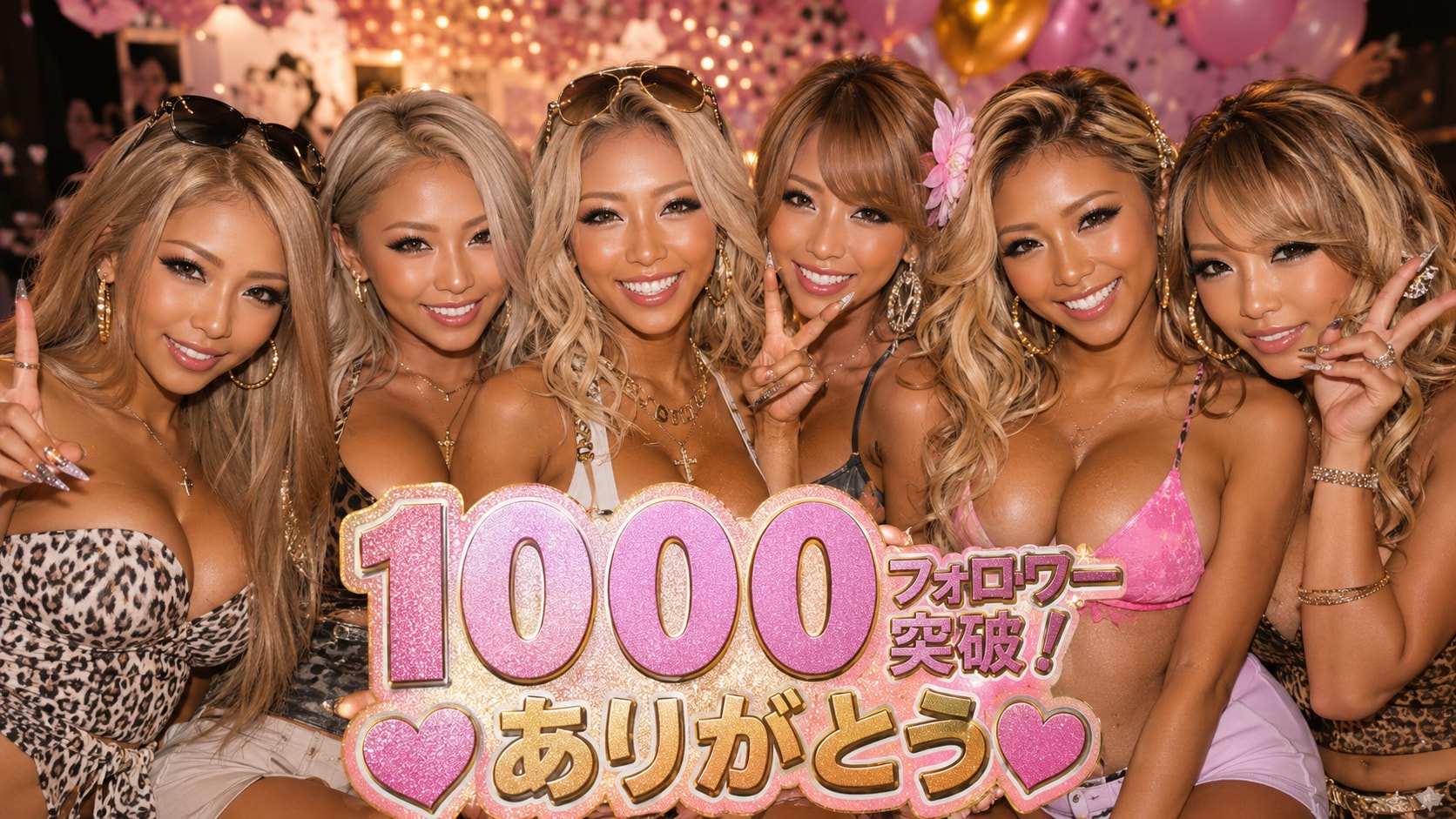 1,000フォロワーありがとう！